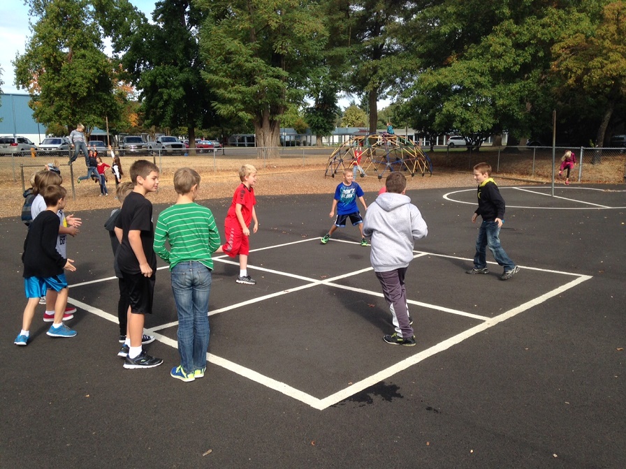 Four Square Game; Four Square Group Game