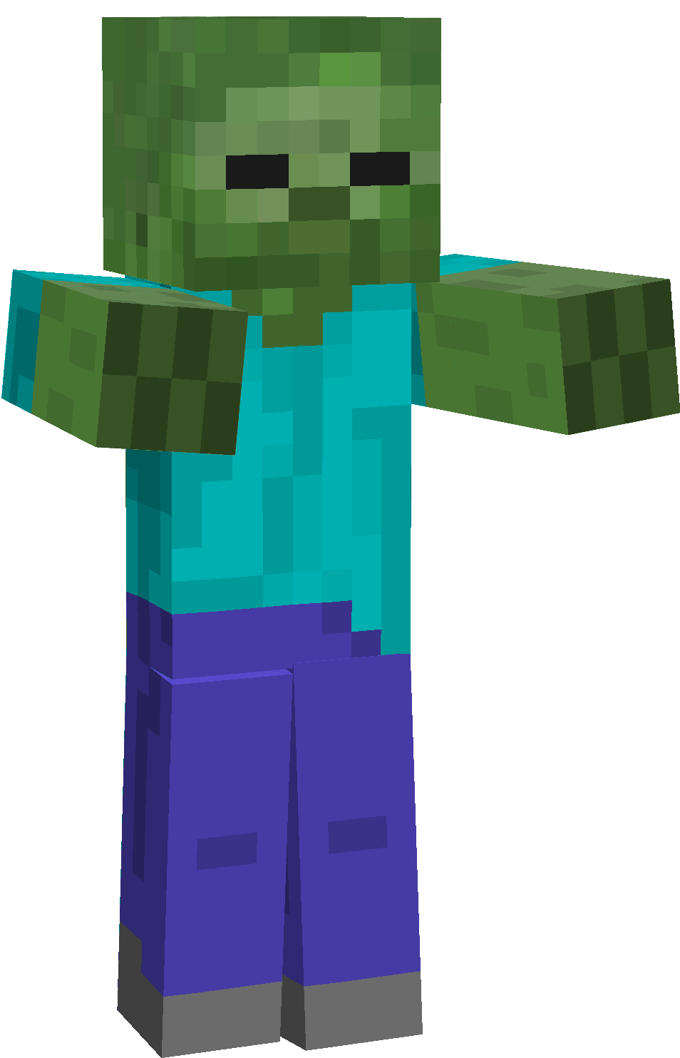 Minecraft Zombie; Zombie Tag Game