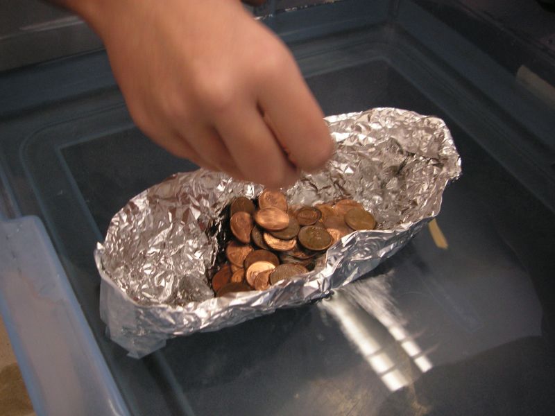 tin foil boat